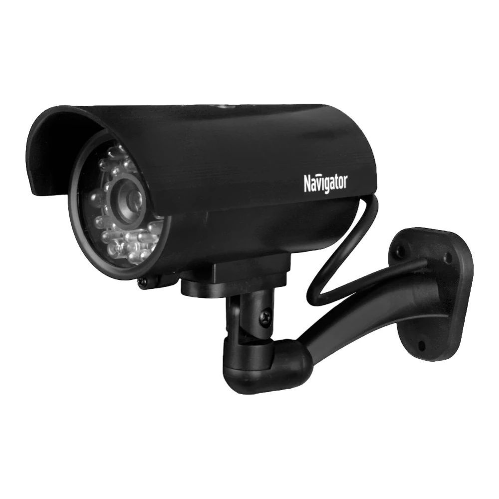 Муляж камеры видеонаблюдения беспроводной со светодиодным индикатором Navigator NMC-02 для улицы, дома, #1