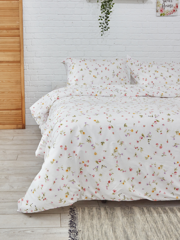 Lili Home Комплект постельного белья, Перкаль, 1,5 спальный, наволочки 70x70  #1