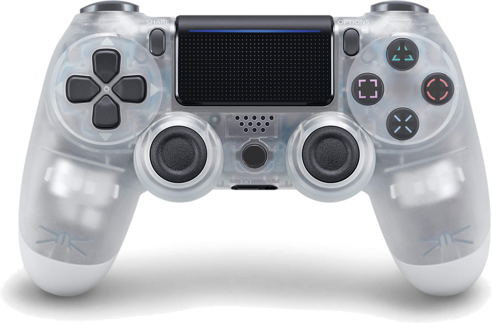 Бруталити Геймпад Геймпад Playstation 4 Азия Прозрачный (Transparent) V2, Bluetooth, Проводной, белый, #1