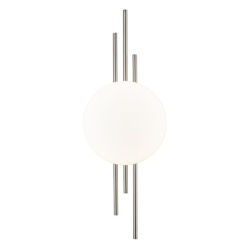 Настенный светильник Indigo Astro 14007/1W Nickel V000046L, Светодиодная, LED, Акрил/Белый, Металл/Никель, #1