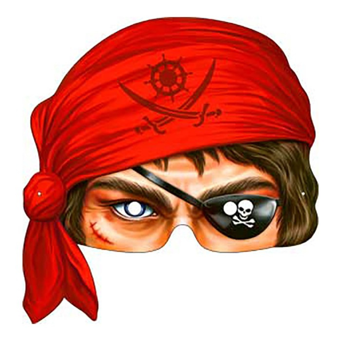 Маска "Пират" Резинка 401-50 #1