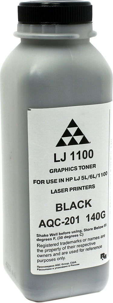 Тонер AQC для HP универсальные - тонер (AQC201) 140 гр, черный #1