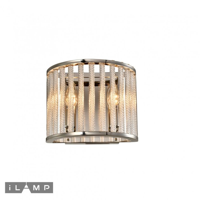 Настенный светильник iLamp Qeens W9501-2 Nickel #1
