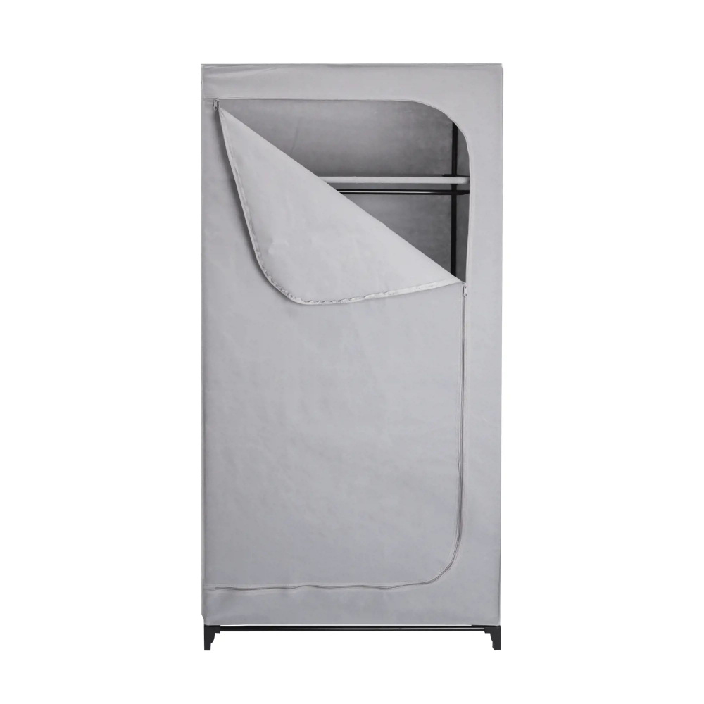 Шкаф-чехол для одежды 75x160x45 см сталь/нетканый материал цвет светло-серый  #1