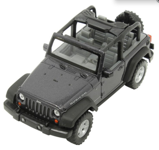 Модель машины Welly 1:31 Jeep Wrangler Rubicon, черный #1