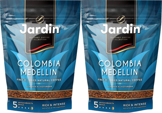 Кофе Jardin Colombia Medellin растворимый 150 г в упаковке, комплект 2 упаковки по 150 г  #1