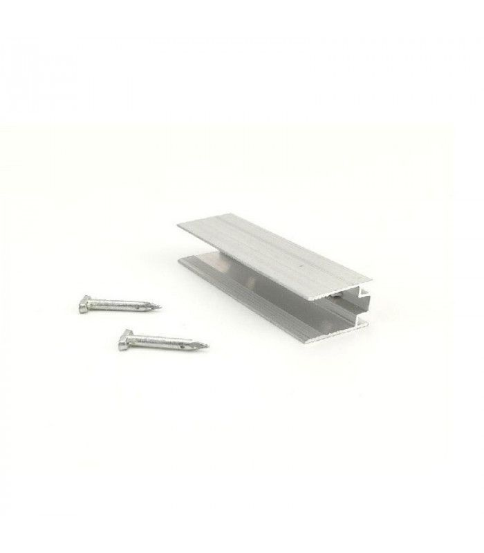 Крепеж для гибкого неона (неоновой ленты) размер ленты 6х12 мм, алюминиевый. Комплект 10 штук  #1