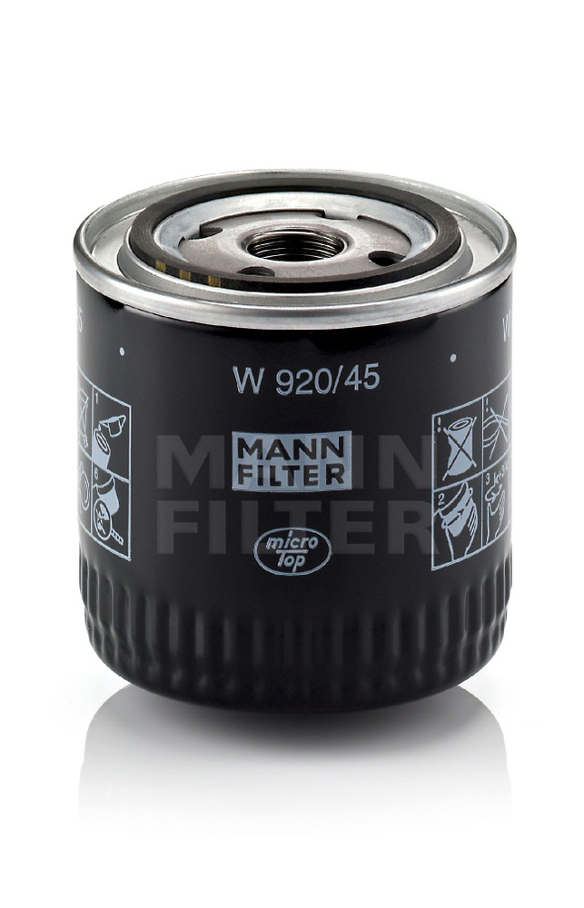 MANN FILTER Фильтр масляный арт. W92045 #1