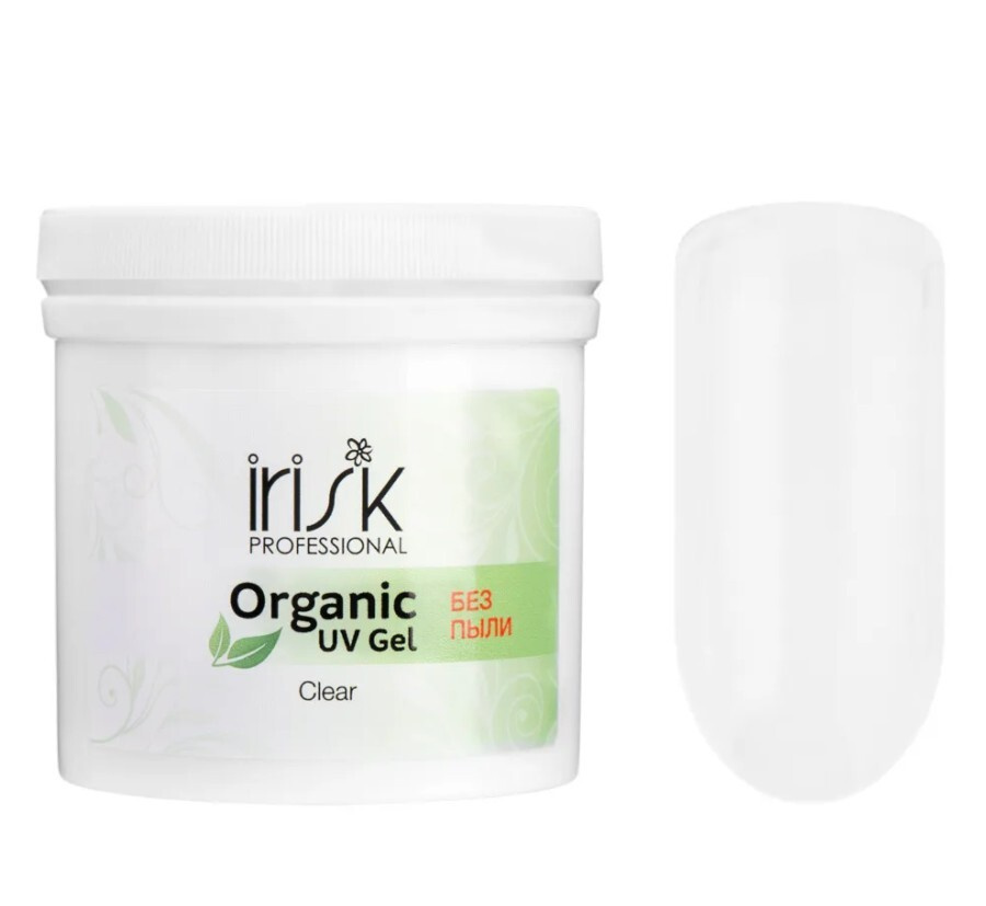 IRISK Professional Гель Organic Clear для наращивания ногтей, 300 мл #1