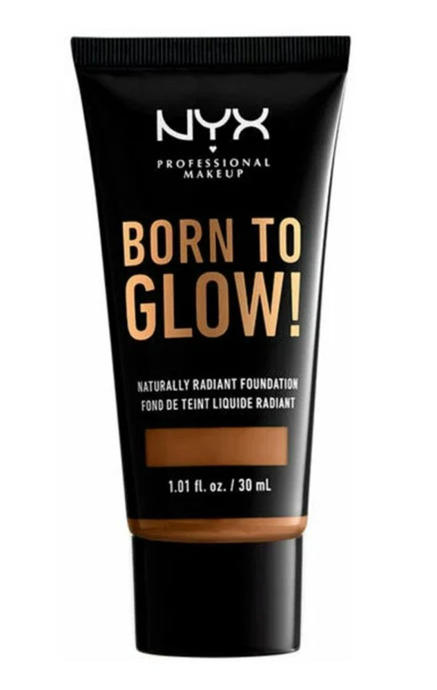 NYX professional makeup Тональный крем Born to glow!, 30 мл, оттенок: sienna #1
