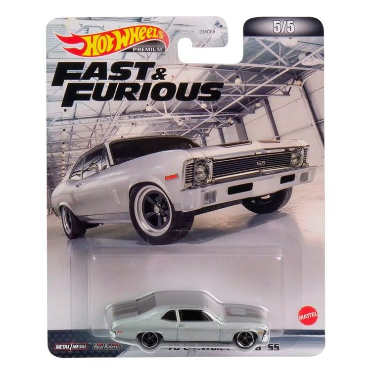 HCP14 Машинка металлическая игрушка Hot Wheels Premium Fast & Furious Форсаж коллекционная модель премиальная #1