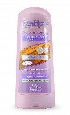 Floresan Крем-шампунь ежедневный для нормальных волос Кера-Нова с кератином 400мл  #1
