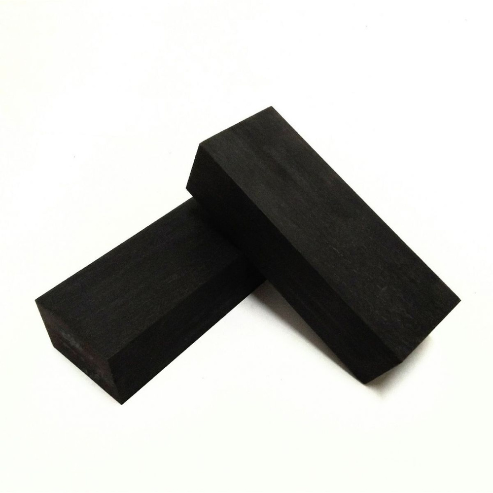 Черный граб, стабилизированная древесина 130х50х30мм, заготовка на рукоять ножа  #1