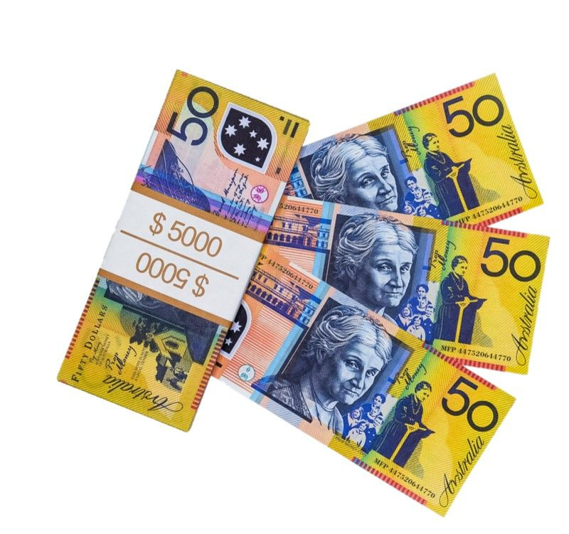 Деньги сувенирные игрушечные купюры номинал 50 австралийских долларов  #1