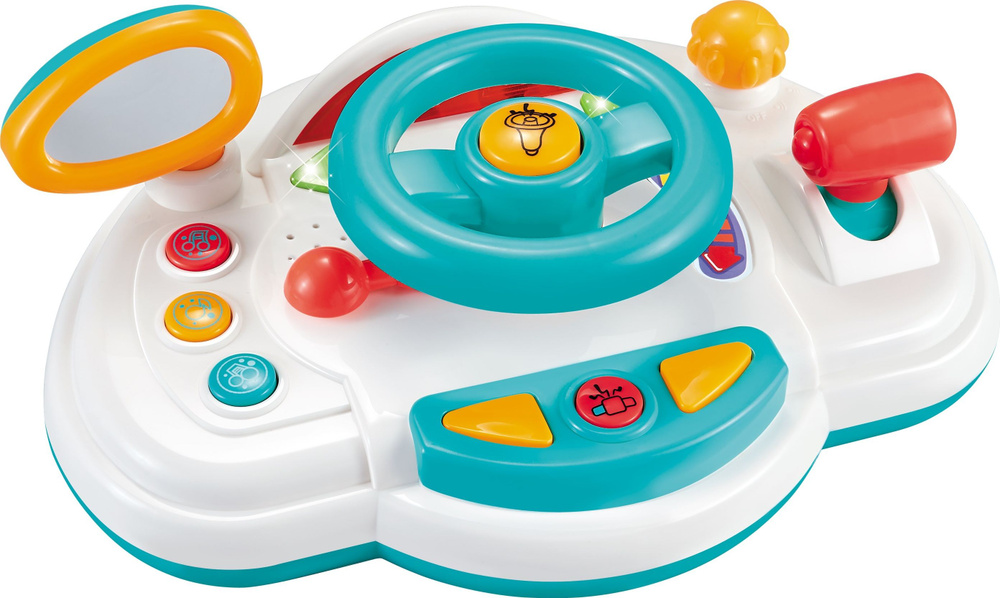 Музыкальная игрушка "Автомобильный руль", со светом и музыкой, для детей от 1 года  #1