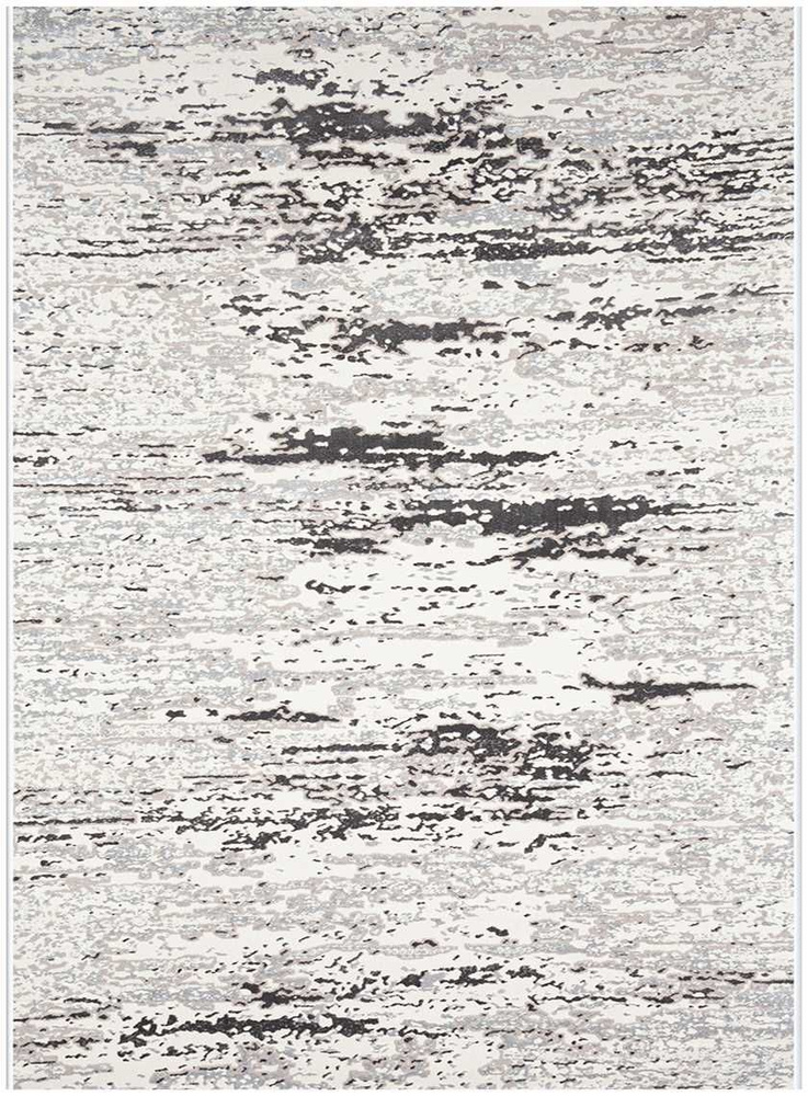 AVALON CARPET Ковер Rimma Lux (Римма люкс) серый и кремовый с рельефным ворсом, современный, с полосками, #1