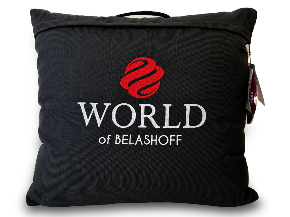 WORLD of BELASHOFF Подушка , Средняя жесткость, Объемное полиэфирное волокно, 70x70 см  #1
