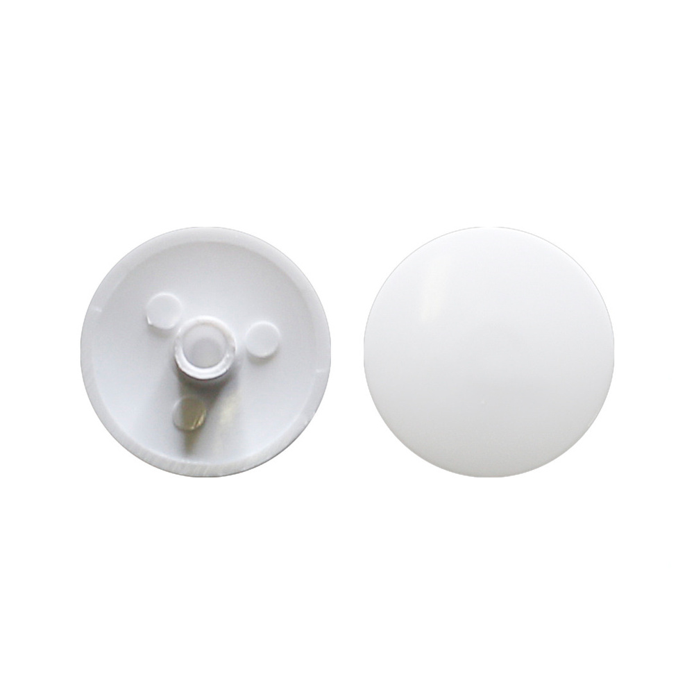 Заглушка мебельная под евровинт (конфирмат), белая, 50 шт / пластиковая заглушка винта  #1