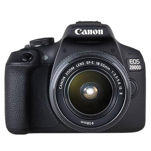 Цифровая зеркальная камера с объективом Canon EOS 2000D Digital SLR with EF-S 18-55mm IS II Lens  #1