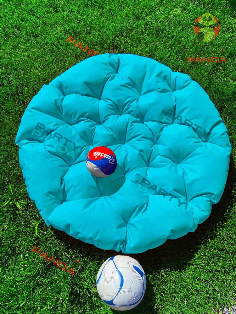подушка для качелей PARTY PANDA круглая декоративная подушка для садовой мебели 80x80см  #1