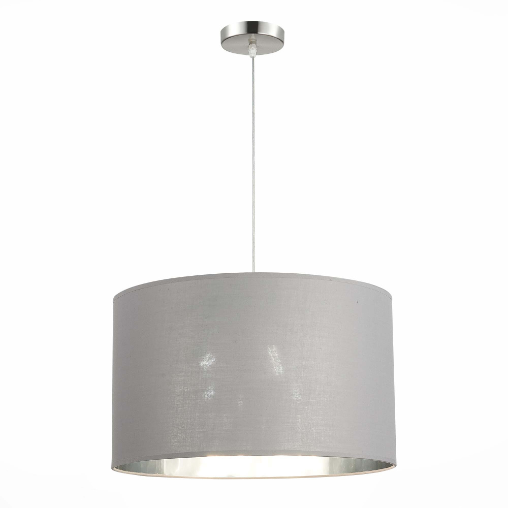 Светильник подвесной EVOLUCE цвет серый, серебристый коллекция BRESCIA в стиле Classic цоколь E27 ламп #1