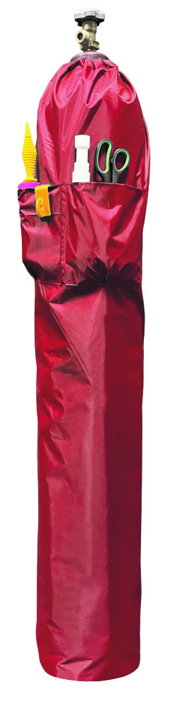 Чехол для баллона 40 л, с карманами, Красный #1