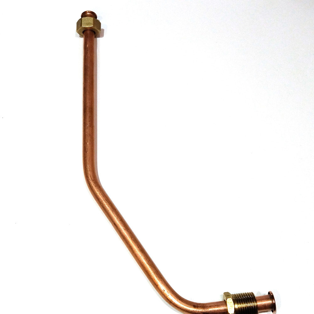 Трубка медная газовой колонки Астра 8910-08 от водяной части к теплообменнику с 1996-2007г.в. (латунные #1