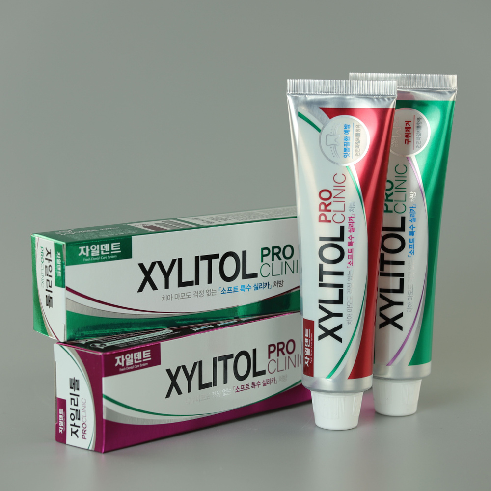 MUKUNGHWA Набор зубных паст оздоравливающих десны "Xylitol Pro Clinic" 130 г *2шт  #1
