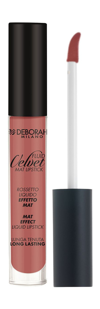 Жидкая губная помада Deborah Milano Fluid Velvet Mat #1