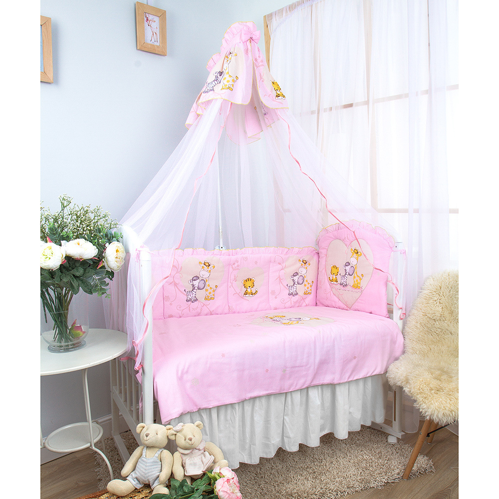 Комплект в кроватку для новорожденного Золотой Гусь Сафари комплект в кроватку для новорожденного с бортиками #1