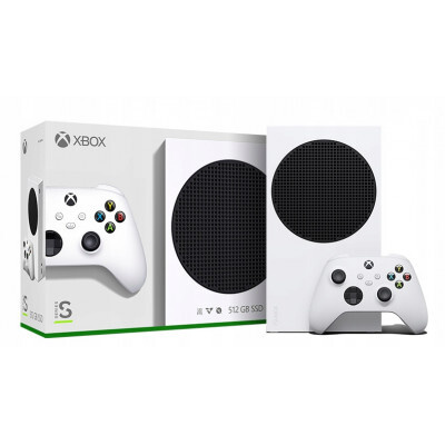 Игровая приставка Microsoft Xbox Series S 512 ГБ SSD, белый/черный #1