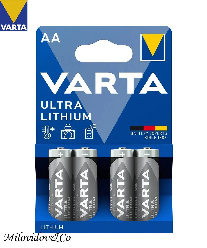 Varta Батарейка AA, Литиевый тип, 1,5 В, 4 шт #1