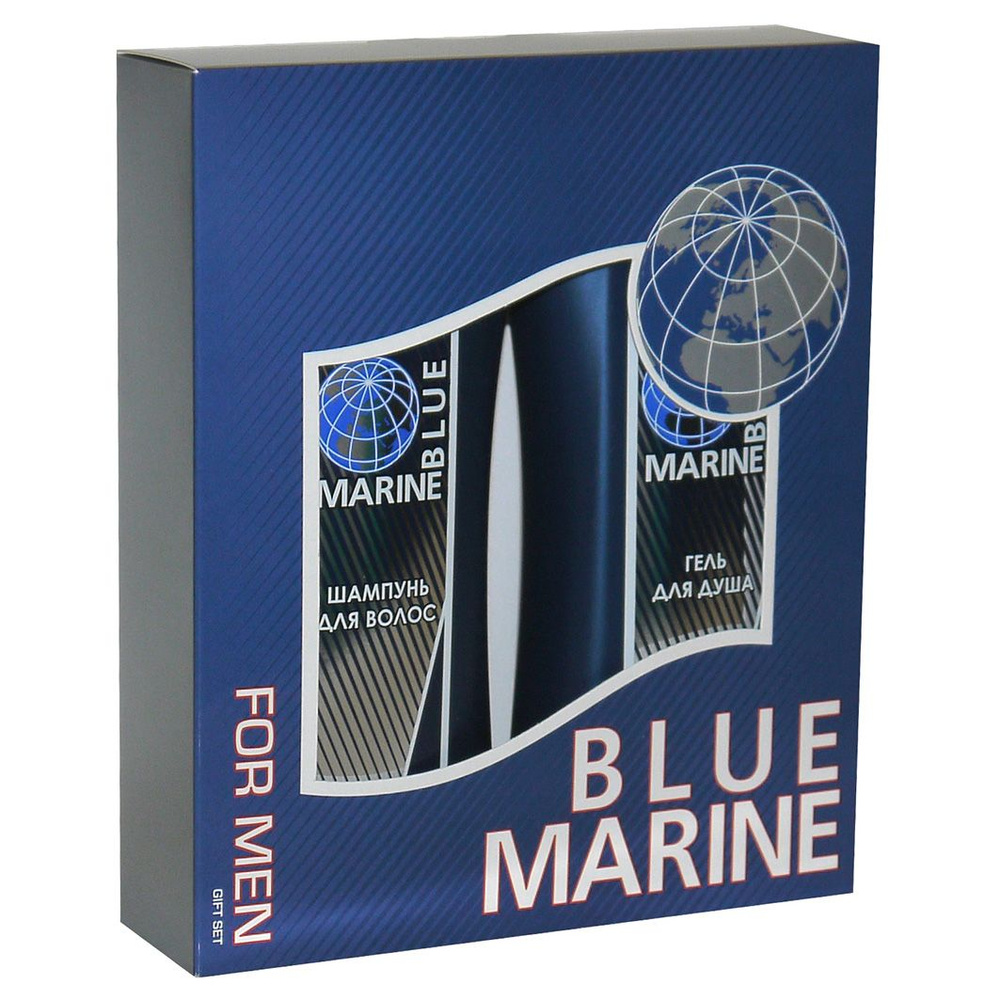 Фестива Набор мужской Mini Blue Marine (Шампунь 250мл+Гель для душа 250мл)  #1