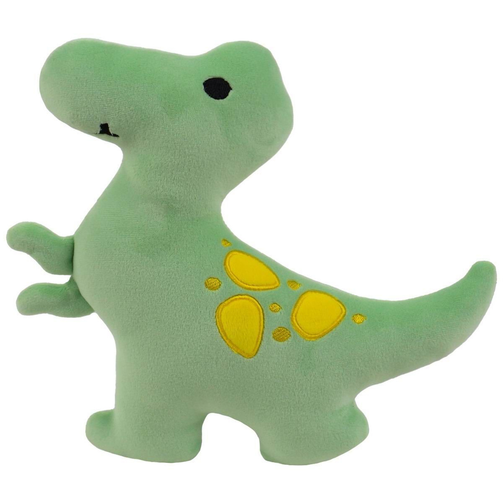 Мягкая игрушка СмолТойс Динозаврик зеленый 30 см #1