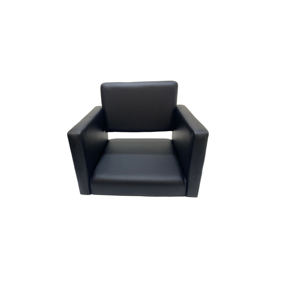 Парикмахерское кресло "Кубик II", черный - без основания, без площадки  #1