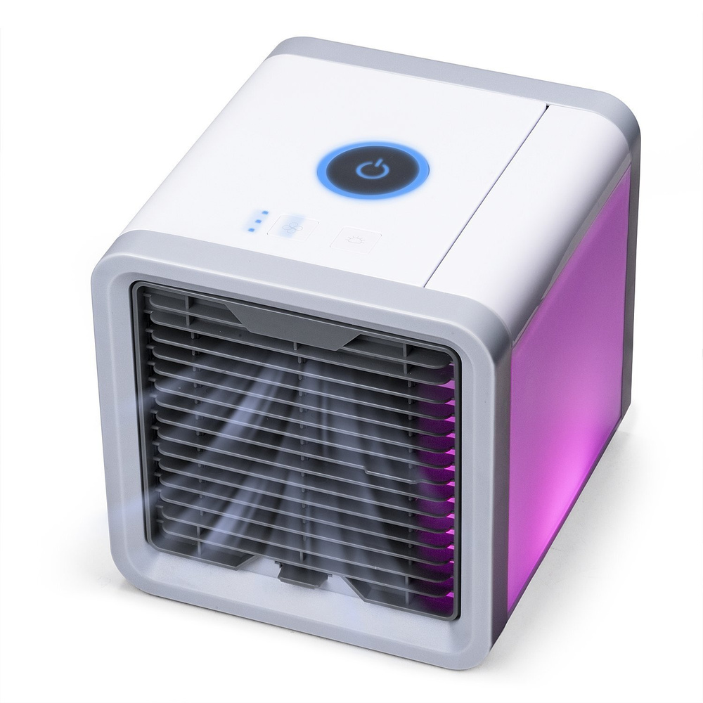 Компактный Мини-кондиционер с подсветкой Air Cooler #1