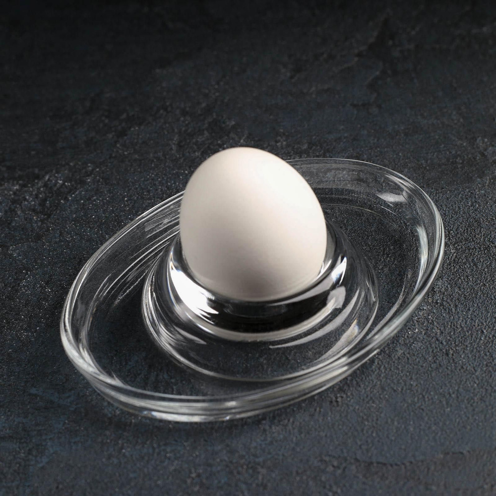 Подставка для яйца, диаметр 12,7 см, стекло #1