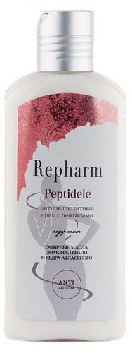 Repharm Антицеллюлитный крем для тела с пептидами восстанавливающий Peptidele 150 мл, бальзам для коррекции #1