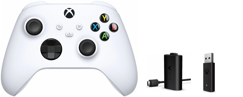 Геймпад Microsoft беспроводной Series S / X / Xbox One S / X Wireless Controller Robot White (Model: #1