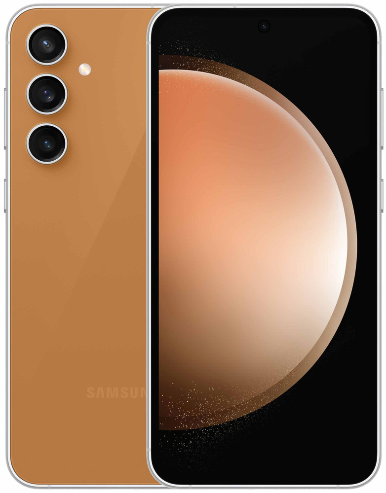 Samsung Смартфон Galaxy S23 FE 5G (SM-S711B/DS) 8/256 ГБ, оранжевый #1
