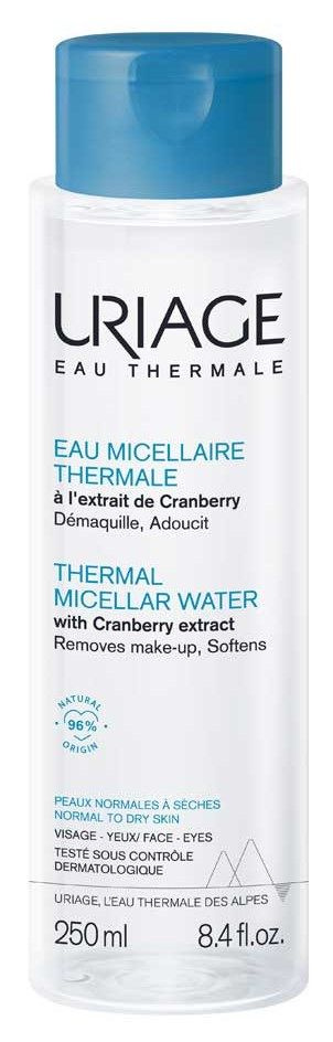 Uriage Очищающая мицеллярная вода Eau Thermal Micellar Water, Для сухой и нормальной кожи, 250 мл  #1