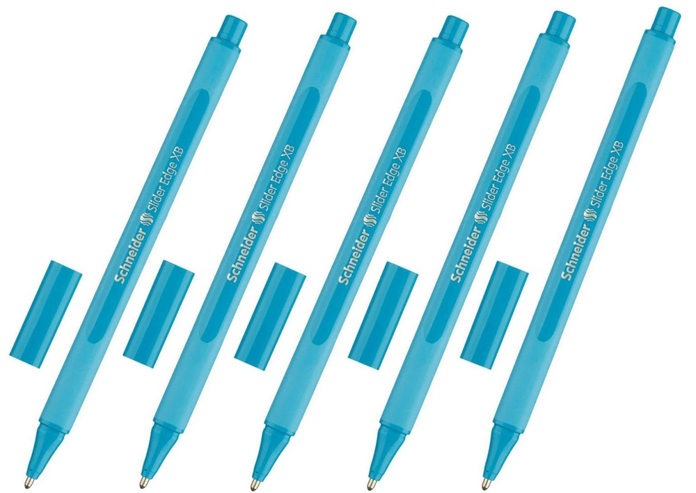 Schneider Ручка Шариковая, толщина линии: 0.7 мм, цвет: Голубой, 5 шт.  #1
