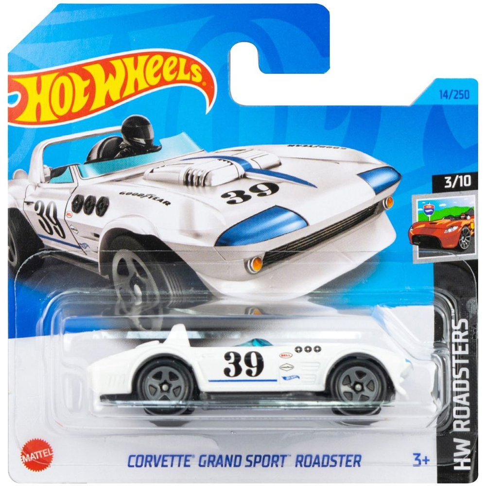Машинка Hot Wheels Базовой коллекции Corvette Grand Sport Roadster 14/250 #1