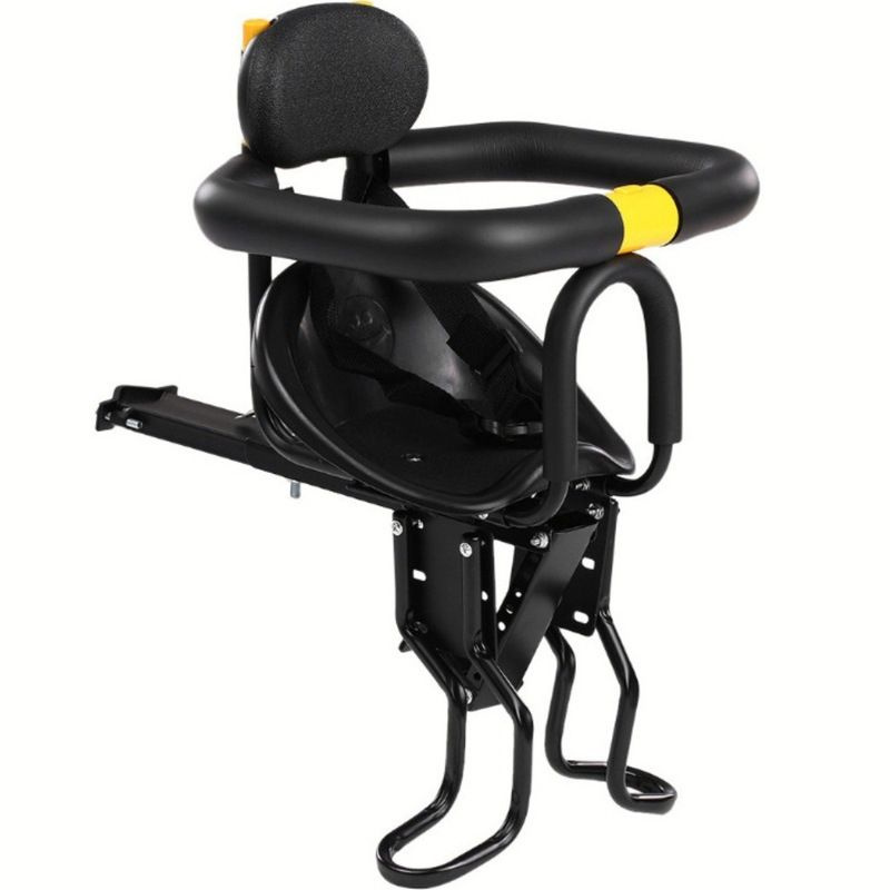 Детское сиденье MyPads с защитой и подножками с креплением на велосипед  #1