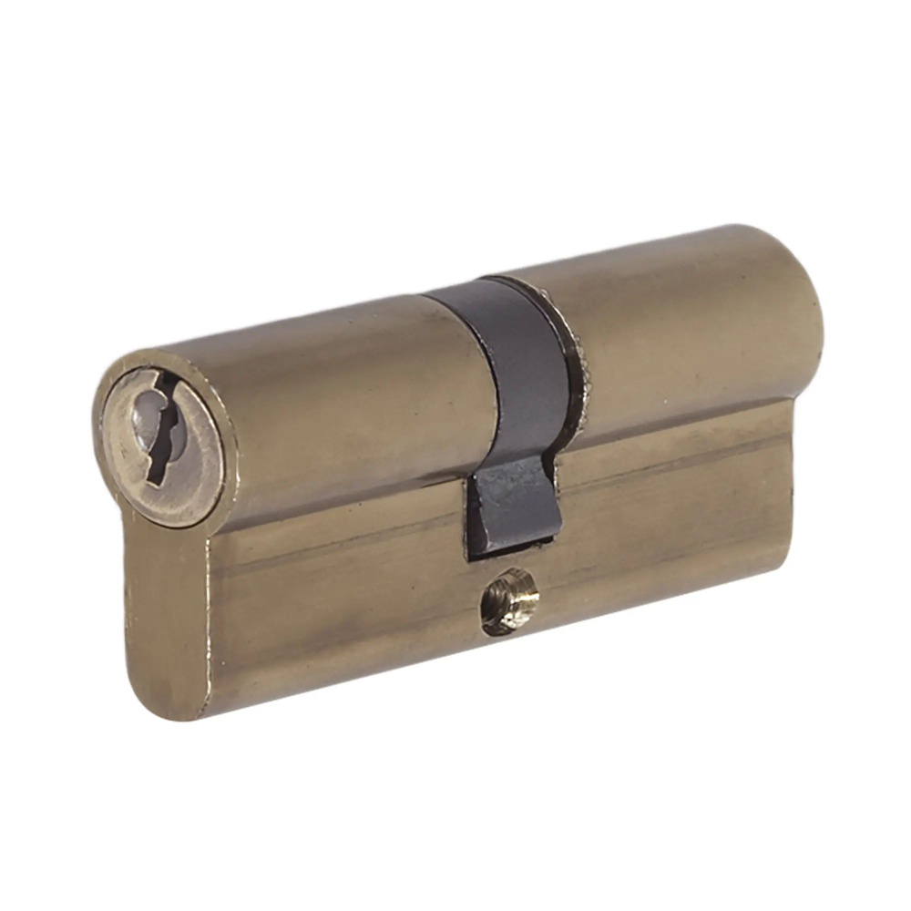 Цилиндр E AL 70, 35x35 мм, ключ/ключ, цвет бронза #1