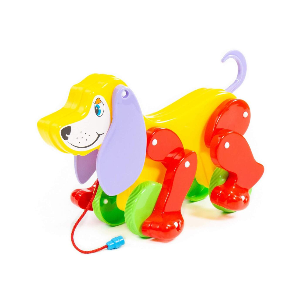 Игрушка-каталка для малышей Собака Боби Полесье #1