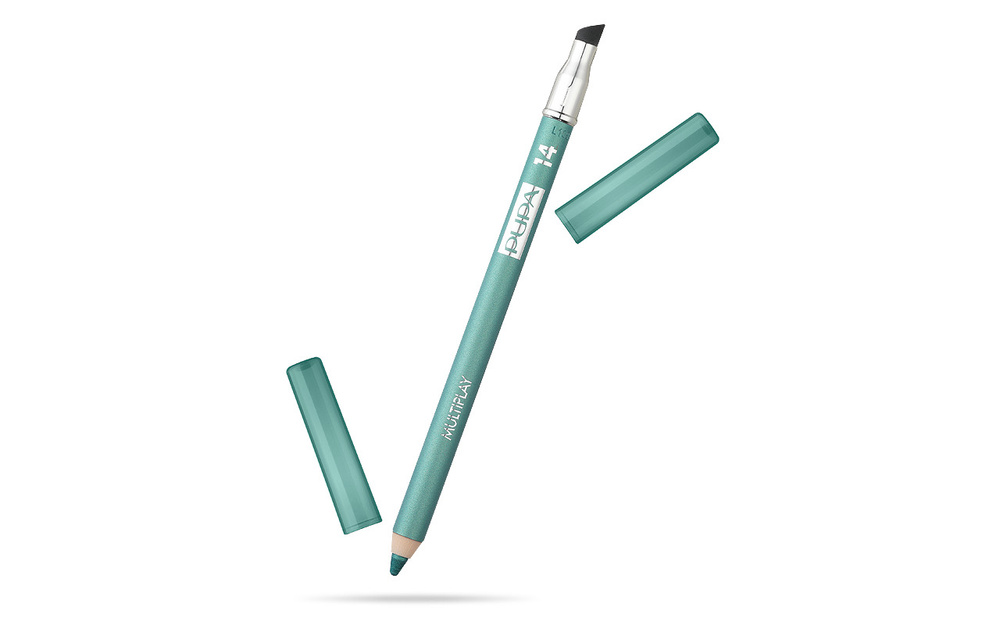 PUPA Карандаш для век с аппликатором "Multiplay Eye Pencil", тон 14 water green  #1