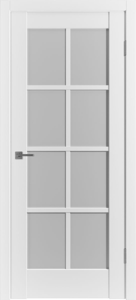 Владимирская Фабрика Дверей Дверь межкомнатная Ice, МДФ, 800x2000, Со стеклом  #1