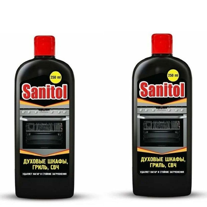 Sanitol для чистки духовок,грилей,СВЧ 250мл 2 шт ЧС-023 (1591) #1