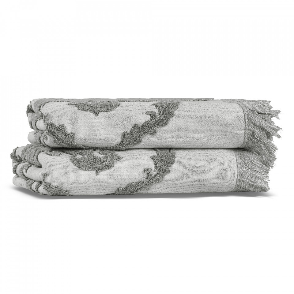 Полотенце махровое/ Полотенце из хлопка Hamam, Heritage, 50*100 см, серый (grey)  #1